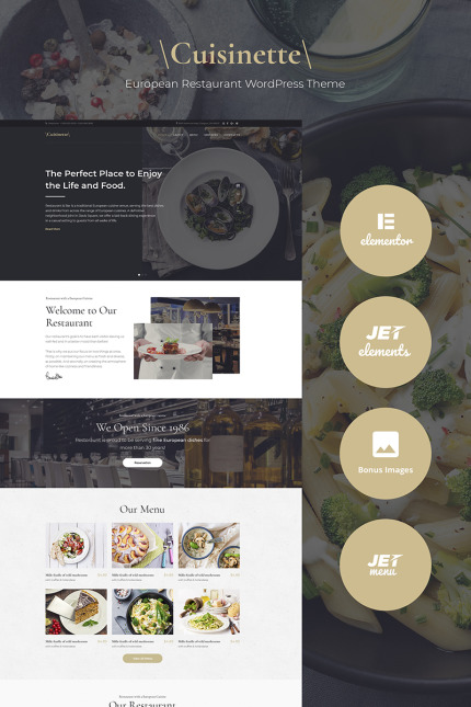 Kit Graphique #67130 Restaurant European Divers Modles Web - Logo template Preview