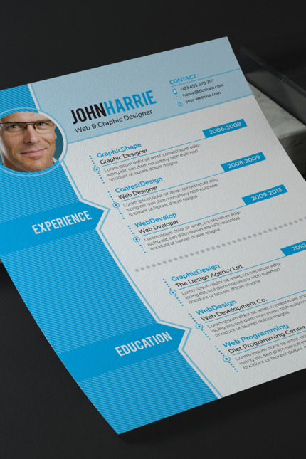 Kit Graphique #67131 Resume Cv Divers Modles Web - Logo template Preview