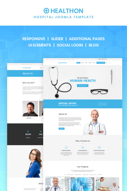 Kit Graphique #67150 Hospital Medical Divers Modles Web - Logo template Preview