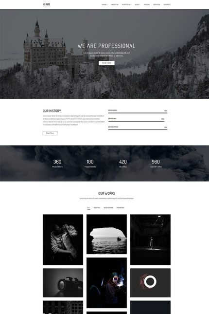 Kit Graphique #67165 Agence Bootstrap Divers Modles Web - Logo template Preview