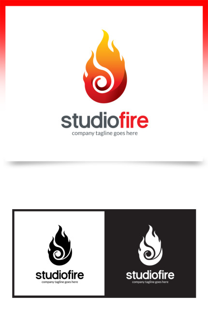 Kit Graphique #67323 Fire Logo Divers Modles Web - Logo template Preview