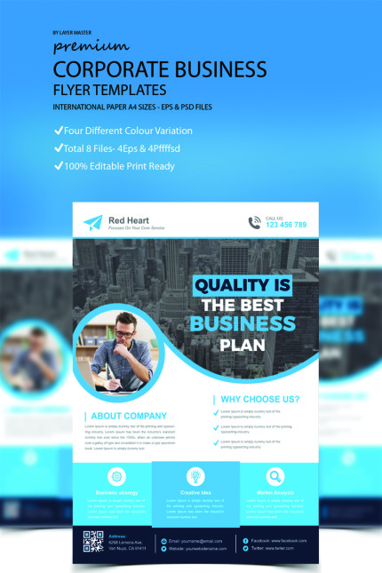 Kit Graphique #67329 A4 Business Divers Modles Web - Logo template Preview