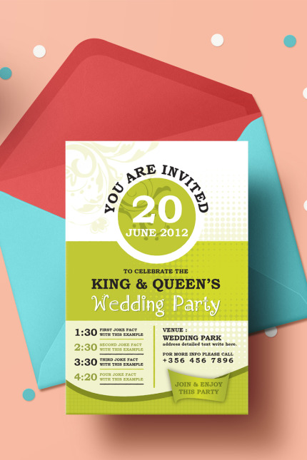Kit Graphique #67332 Wedding Invitation Divers Modles Web - Logo template Preview