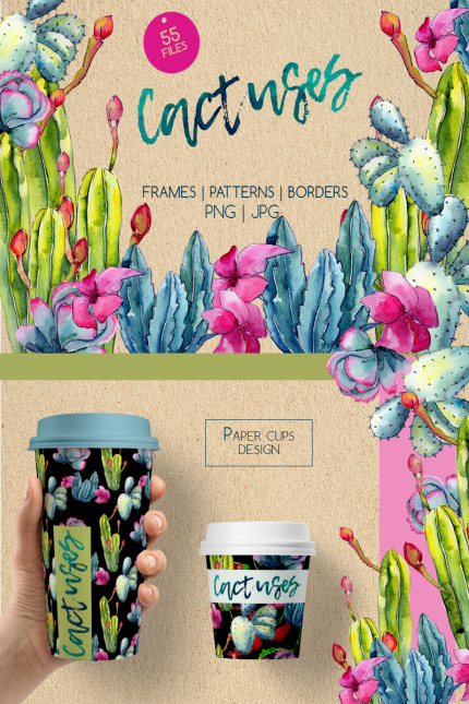 Kit Graphique #67354 Watercolor Illustration Divers Modles Web - Logo template Preview
