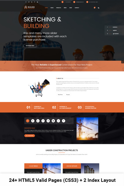 Kit Graphique #67401 Architecture Construction Divers Modles Web - Logo template Preview