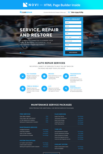 Kit Graphique #67411 Car Service Divers Modles Web - Logo template Preview