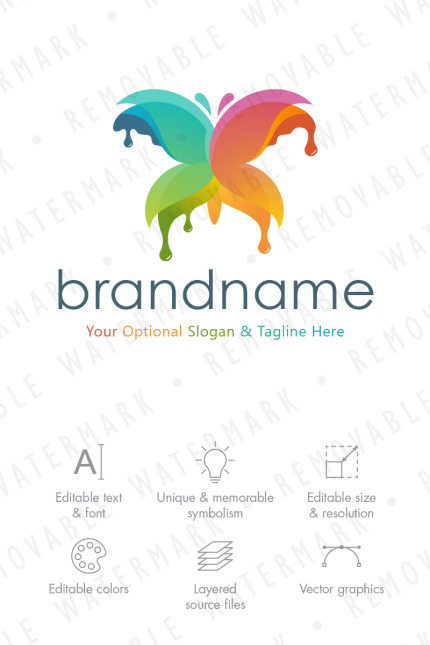 Kit Graphique #67423 Paint Colorful Divers Modles Web - Logo template Preview