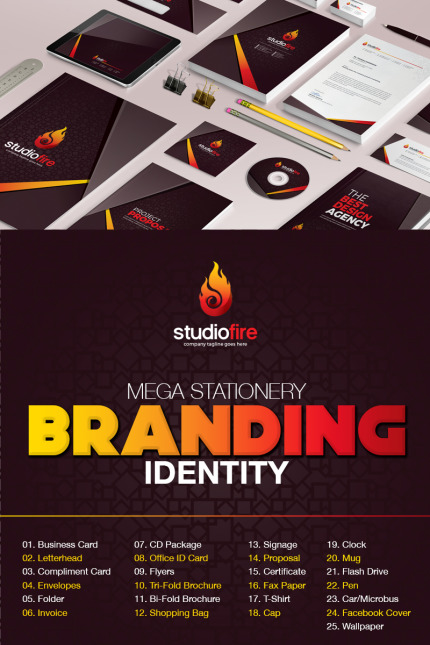 Kit Graphique #67425 Branding Identity Divers Modles Web - Logo template Preview