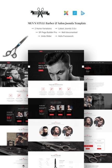 Kit Graphique #67459 Barber Beard Divers Modles Web - Logo template Preview