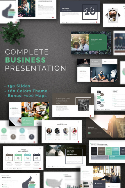 Kit Graphique #67622 Powerpoint Business Divers Modles Web - Logo template Preview