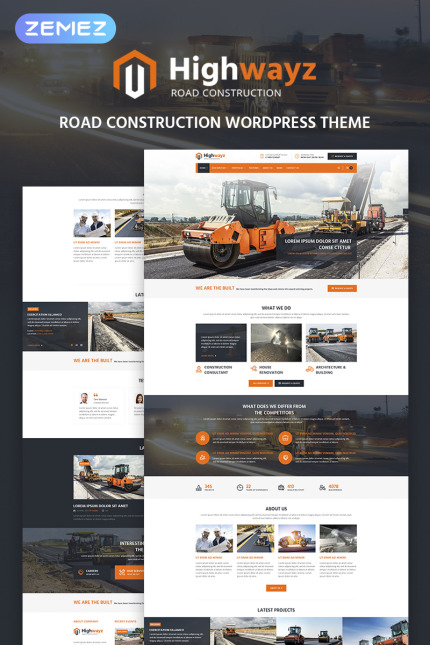 Kit Graphique #67630 Road Construction Divers Modles Web - Logo template Preview