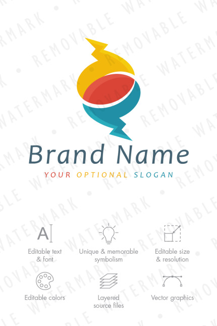 Kit Graphique #67647 Forum Social Divers Modles Web - Logo template Preview