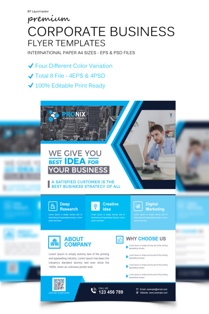 Kit Graphique #67756 A4 Business Divers Modles Web - Logo template Preview