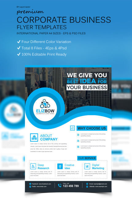 Kit Graphique #67759 A4 Business Divers Modles Web - Logo template Preview