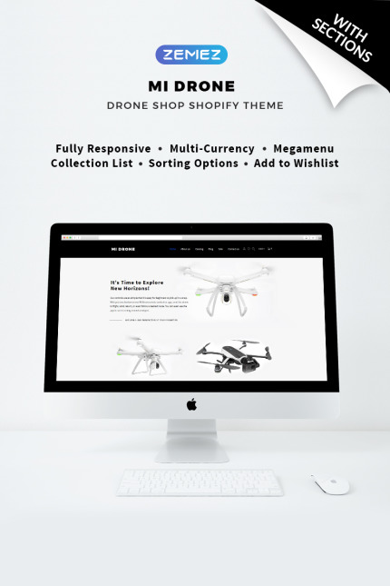 Kit Graphique #67821 Drone Boutique Divers Modles Web - Logo template Preview