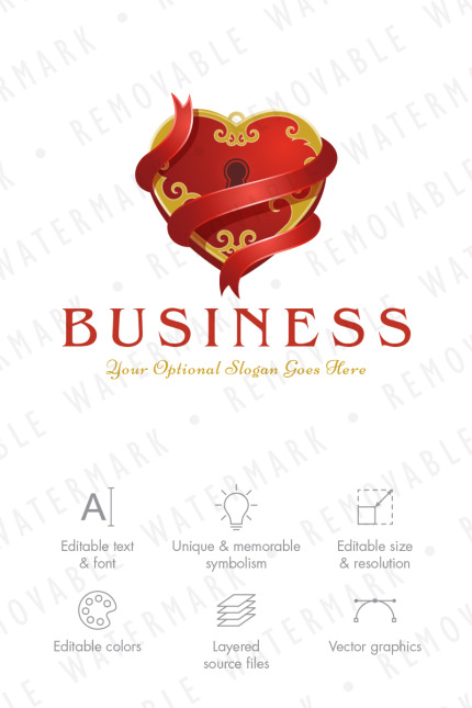 Kit Graphique #67839 Elegant Love Divers Modles Web - Logo template Preview