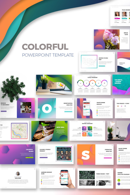 Kit Graphique #67853 Powerpoint Business Divers Modles Web - Logo template Preview