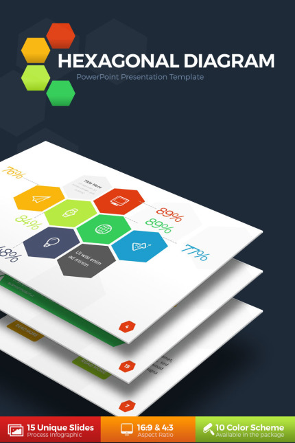 Kit Graphique #67896 Hexagonal Infographic Divers Modles Web - Logo template Preview