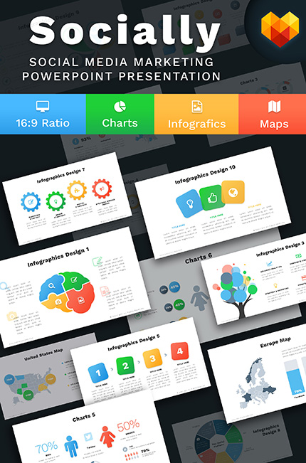 Kit Graphique #68041 Ppt Pptx Powerpoint MotoCMS - Logo template Preview