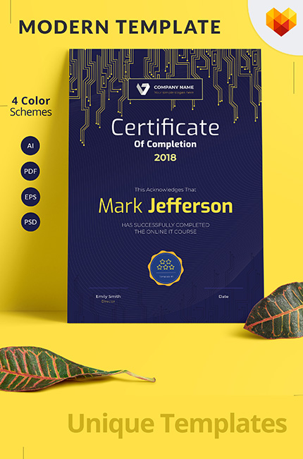 Kit Graphique #68046 Graduation Membership Diplme Certificat MotoCMS - Logo template Preview