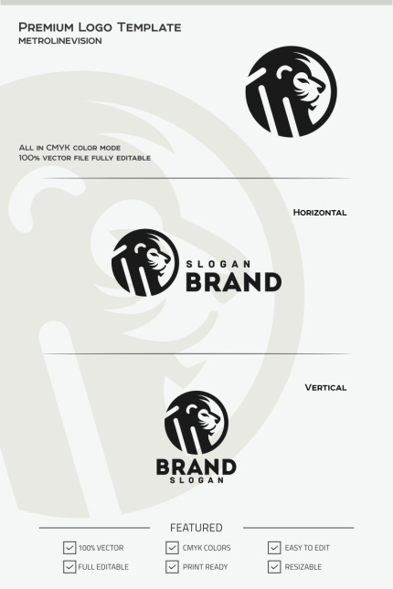 Kit Graphique #68059 Head King Divers Modles Web - Logo template Preview