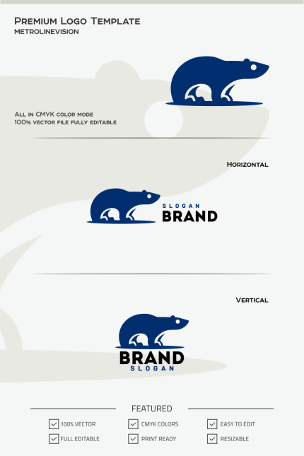 Kit Graphique #68069 Animals App Divers Modles Web - Logo template Preview