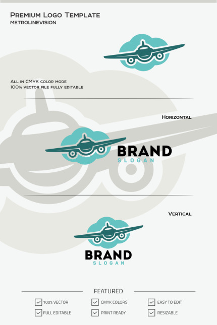Kit Graphique #68070 Agence Air Divers Modles Web - Logo template Preview