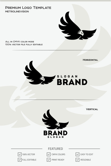 Kit Graphique #68075 Abstract Pheonix Divers Modles Web - Logo template Preview