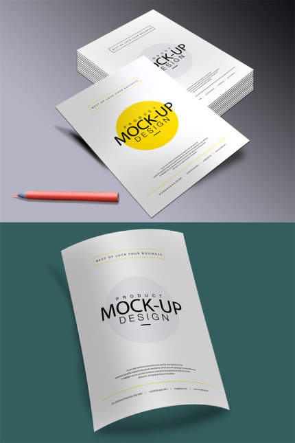 Kit Graphique #68139 Flyer Mock-up Divers Modles Web - Logo template Preview