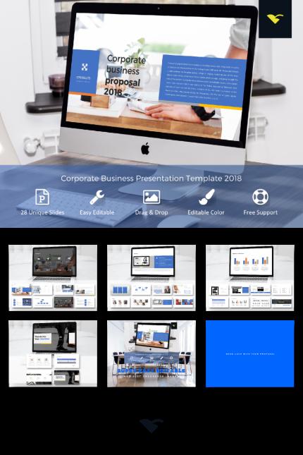 Kit Graphique #68316 Powerpointtemplate Powerpoint Divers Modles Web - Logo template Preview