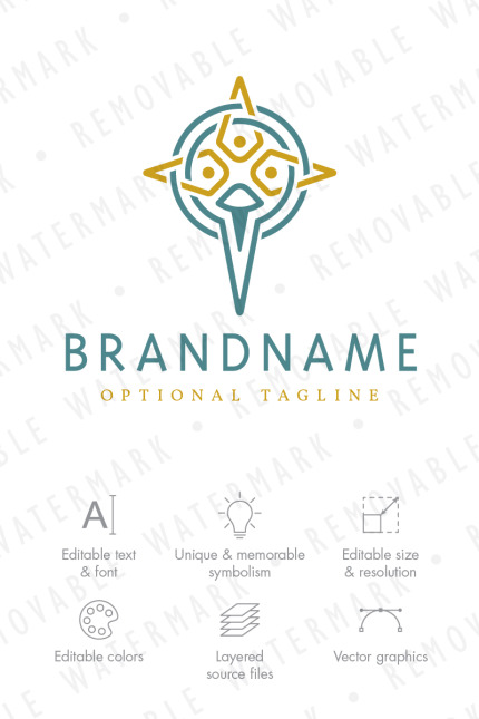 Kit Graphique #68419 Religion Compass Divers Modles Web - Logo template Preview