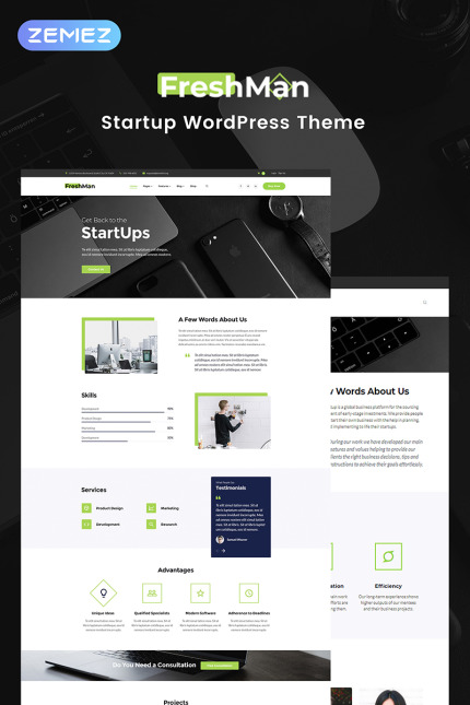 Kit Graphique #68435 Business Startup Divers Modles Web - Logo template Preview