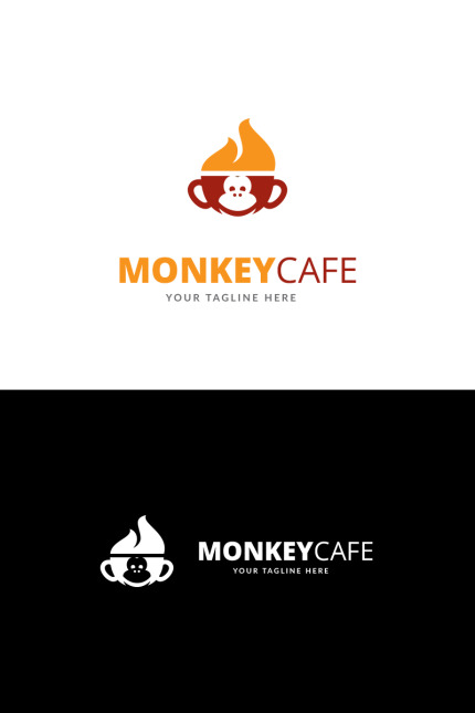 Kit Graphique #68443 Monkey Cafe Divers Modles Web - Logo template Preview