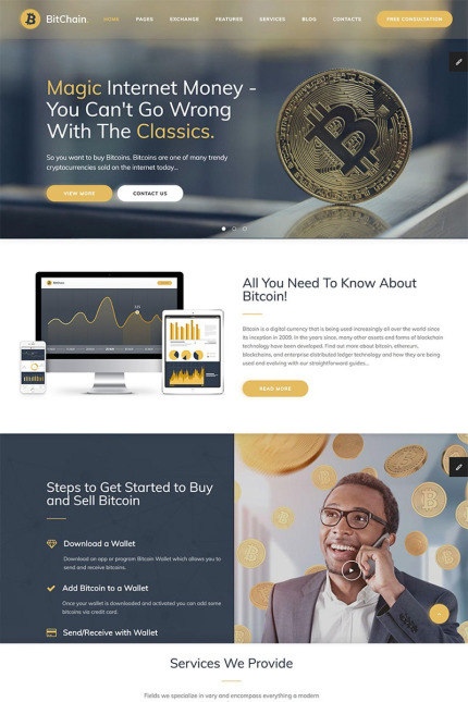 Kit Graphique #68458 Crypto Exchange Divers Modles Web - Logo template Preview