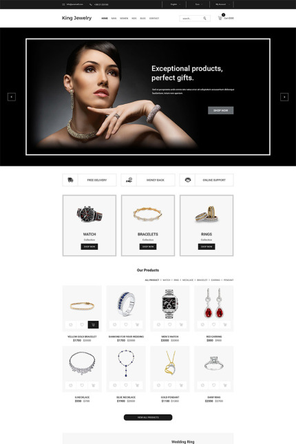 Kit Graphique #68462 Ecommerce Bijoux Divers Modles Web - Logo template Preview