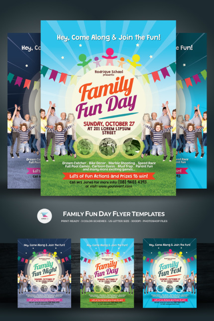 Kit Graphique #68489 Family Fun Divers Modles Web - Logo template Preview