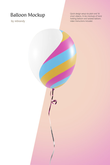 Kit Graphique #68505 Balloon Mockup Divers Modles Web - Logo template Preview