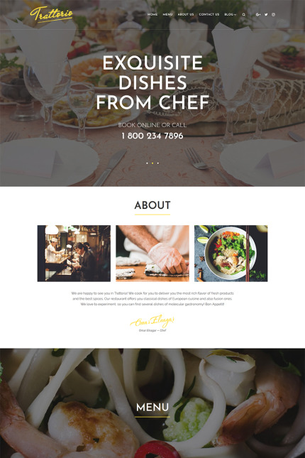 Kit Graphique #68534 Restaurant European Divers Modles Web - Logo template Preview