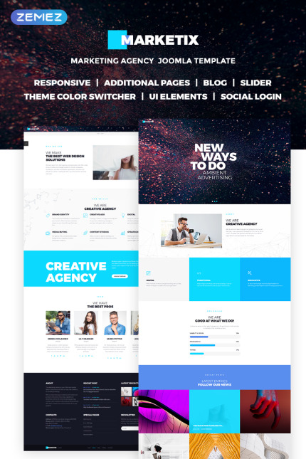 Kit Graphique #68555 Agency Marketing Divers Modles Web - Logo template Preview