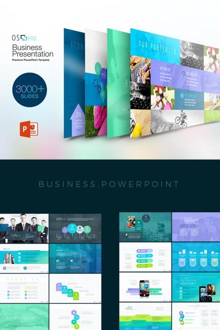 Kit Graphique #68593 Powerpoint Portfolio Divers Modles Web - Logo template Preview