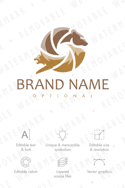 Kit Graphique #68620 Animal Photographie Divers Modles Web - Logo template Preview