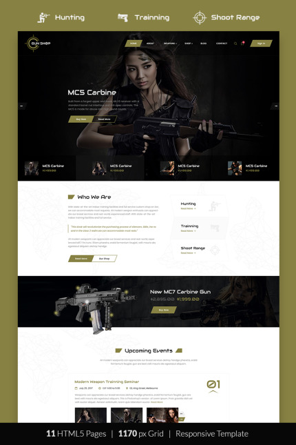 Kit Graphique #68663 Ammunition Ecommerce Divers Modles Web - Logo template Preview