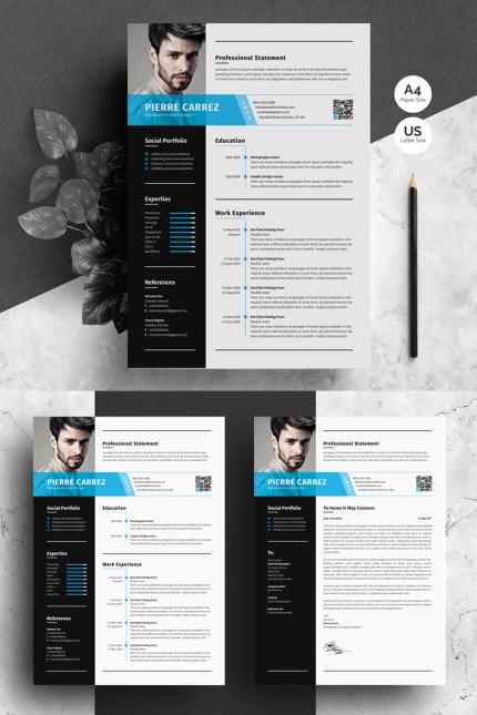 Kit Graphique #68717 Resume Cv Divers Modles Web - Logo template Preview