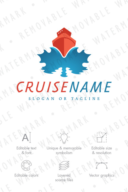 Kit Graphique #68791 Voyage Ship Divers Modles Web - Logo template Preview