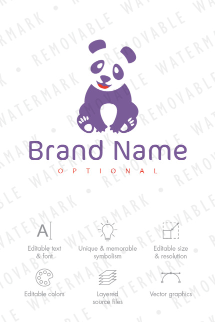 Kit Graphique #68792 Panda Cub Divers Modles Web - Logo template Preview