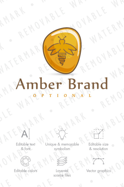 Kit Graphique #68794 Amber Gemstone Divers Modles Web - Logo template Preview