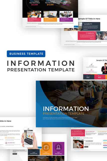 Kit Graphique #68872 Information Business Divers Modles Web - Logo template Preview