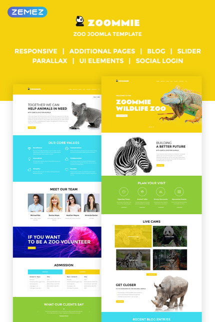 Kit Graphique #68897 Zoo Divertissement Divers Modles Web - Logo template Preview