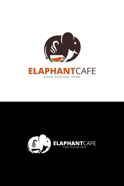 Kit Graphique #68909 Elephant Coffee Divers Modles Web - Logo template Preview
