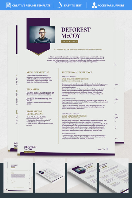 Kit Graphique #69191 Teacher Resume Divers Modles Web - Logo template Preview